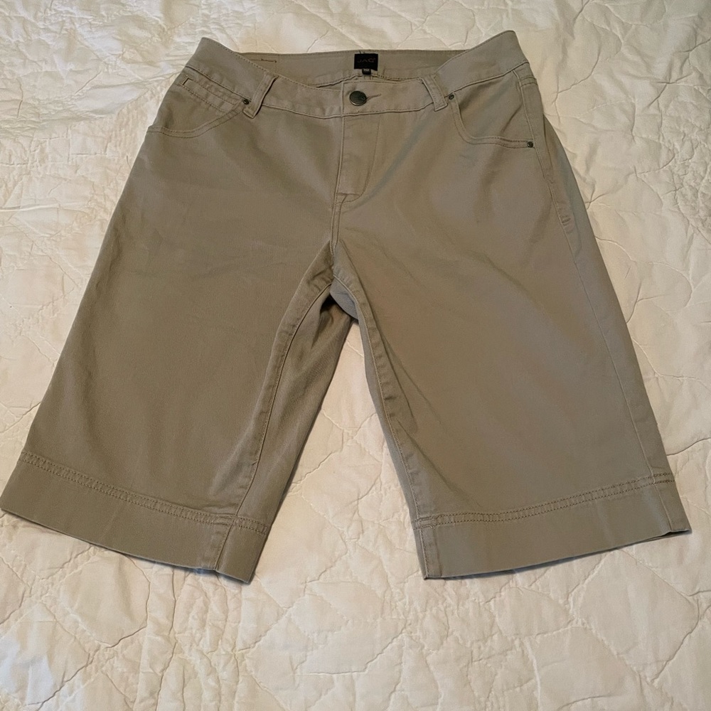 Jag 5 pocket shorts in tan twill